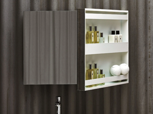 MIRROR BOOK - Bathroom mirror with cabinet _ Azzurra Ceramica